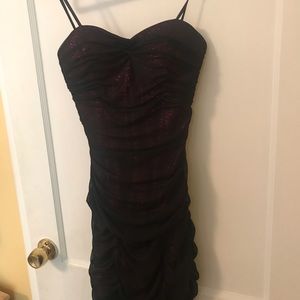 MXI sheer black/pink  dress size 3